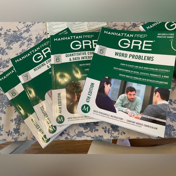 GRE Prep Books, Flashcards and Study Guide - Picture 3 of 9